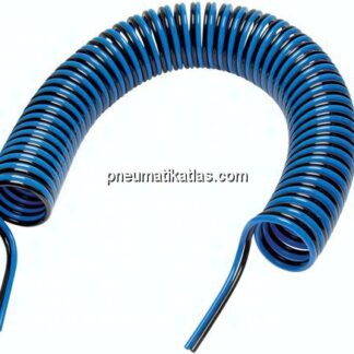 PA-DUO-Spiralschlauch 6 x 4 mm, 2,5 mtr. Arbeitslänge