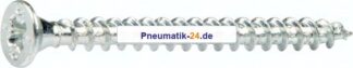 Spanplatten-Senkkopfschraube, Pozidriv, 3,5x16, Stahl verz.
