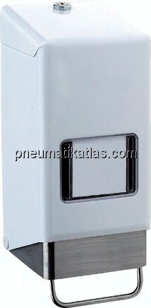 Spender für 1 und 2 l Varioflasche, robuste Metallausführung, Bügel: Edelstahl 316