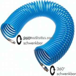 PA-Spiralschlauch R 1/4"-8 x 6 mm, 3,0 mtr. Arbeitsl. ECO