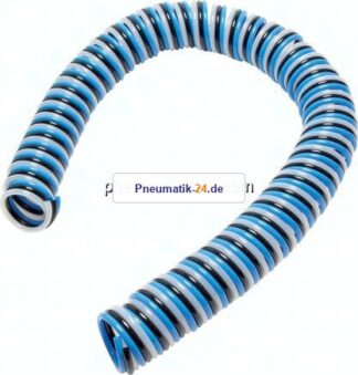 PU-Spiralschlauch 6 x 4mm 2,5mtr. Arbeitsl. Trio-Schlauch (3-fach), radialer Abgang