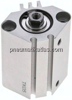 Kompaktzylinder, doppeltwirkend, Kolben 20mm, Hub 25mm