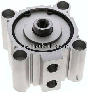 Kompaktzylinder, doppeltwirkend, Kolben 80mm, Hub 10mm