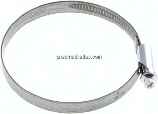 12mm Schlauchschelle 80 - 100mm, Stahl verzinkt (W1) (NORMA)
