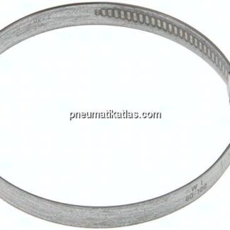 12mm Schlauchschelle 80 - 100mm, Stahl verzinkt (W1) (NORMA)