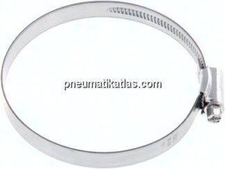 12mm Schlauchschelle 80 - 100mm, Stahl verzinkt (W1) (IDEAL)