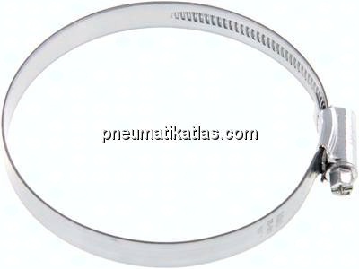 12mm Schlauchschelle 80 - 100mm, Stahl verzinkt (W1) (IDEAL)