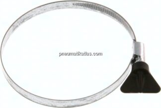 9mm Schlauchschelle 80 - 100mm, Stahl verzinkt (W1) (NORMA)