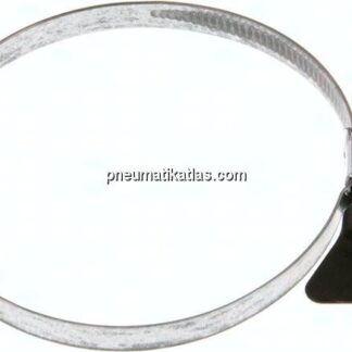 9mm Schlauchschelle 80 - 100mm, Stahl verzinkt (W1) (NORMA)