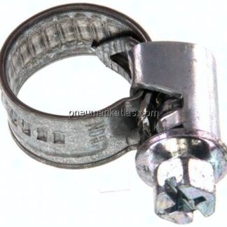 9mm Schlauchschelle 8 - 12mm, Stahl verzinkt (W1) (NORMA)