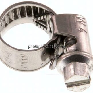 9mm Schlauchschelle 8 - 12mm, 1.4301 (W4) (NORMA)