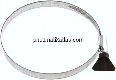 12mm Schlauchschelle 110 - 130mm, Stahl verzinkt (W1) (NORMA)