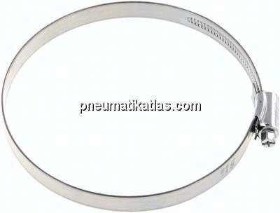 12mm Schlauchschelle 110 - 130mm, Stahl verzinkt (W1) (IDEAL)