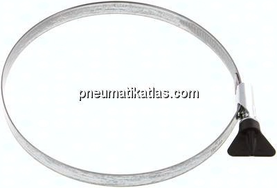 12mm Schlauchschelle 130 - 150mm, Stahl verzinkt (W1) (NORMA)
