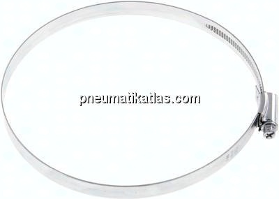 12mm Schlauchschelle 130 - 150mm, Stahl verzinkt (W1) (IDEAL)