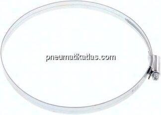 12mm Schlauchschelle 140 - 160mm, Stahl verzinkt (W1) (IDEAL)