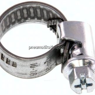 9mm Schlauchschelle 10 - 16mm, Stahl verzinkt g(W1) (NORMA)