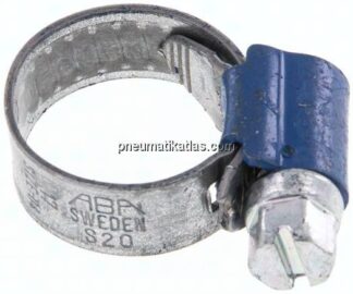 9mm Schlauchschelle 10 - 16mm, Stahl verzinkt (W1) (ABA)