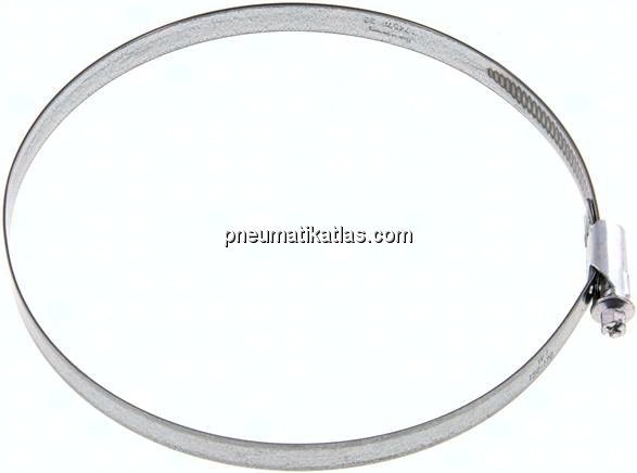 12mm Schlauchschelle 150 - 170mm, Stahl verzinkt (W1) (NORMA)