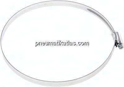 12mm Schlauchschelle 150 - 170mm, Stahl verzinkt (W1) (IDEAL)