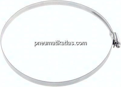 12mm Schlauchschelle 170 - 190mm, Stahl verzinkt (W1) (IDEAL)