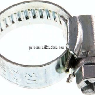 9mm Schlauchschelle 12 - 20mm, Stahl verzinkt (W1) (IDEAL)