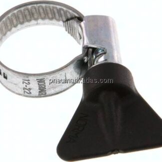 9mm Schlauchschelle 12 - 22mm, Stahl verzinkt (W1) (NORMA)
