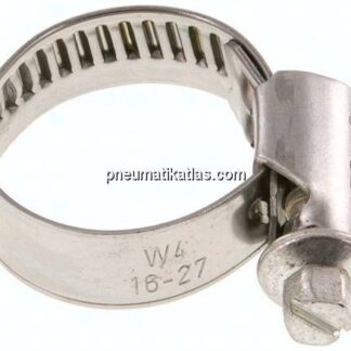 12mm Schlauchschelle 16 - 27mm, 1.4301 (W4) (NORMA)