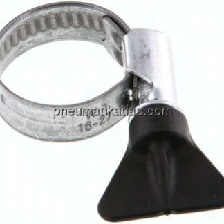 12mm Schlauchschelle 16 - 27mm, Stahl verzinkt (W1) (NORMA)