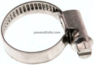 9mm Schlauchschelle 16 - 27mm, 1.4301 (W4) (NORMA)