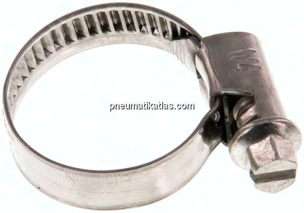 9mm Schlauchschelle 16 - 27mm, 1.4301 (W4) (NORMA)