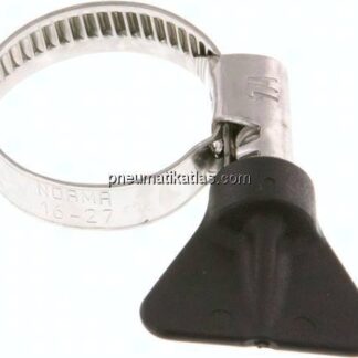 9mm Schlauchschelle 16 - 27mm, 1.4301 (W4) (NORMA)