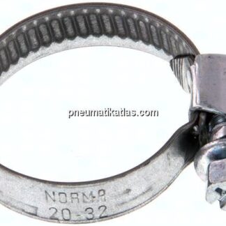 9mm Schlauchschelle 20 - 32mm, Stahl verzinkt (W1) (NORMA)