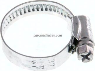 9mm Schlauchschelle 20 - 32mm, Stahl verzinkt (W1) (IDEAL)