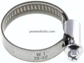 12mm Schlauchschelle 25 - 40mm, Stahl verzinkt (W1) (NORMA)