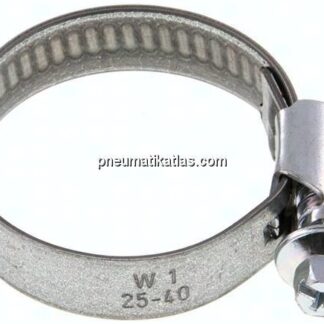 12mm Schlauchschelle 25 - 40mm, Stahl verzinkt (W1) (NORMA)