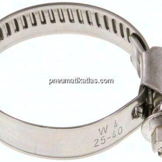 12mm Schlauchschelle 25 - 40mm, 1.4301 (W4) (NORMA)