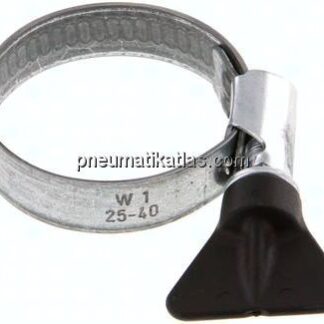 12mm Schlauchschelle 25 - 40mm, Stahl verzinkt (W1) (NORMA)