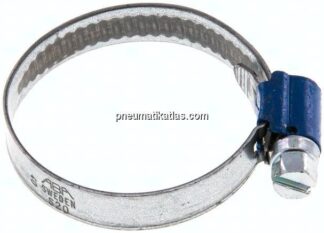 9mm Schlauchschelle 25 - 40mm, Stahl verzinkt (W1) (ABA)