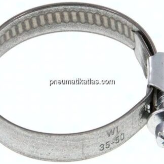 12mm Schlauchschelle 35 - 50mm, Stahl verzinkt (W1) (NORMA)