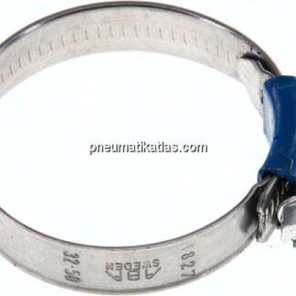 12mm Schlauchschelle 32 - 50mm, Stahl verzinkt (W1) (ABA)