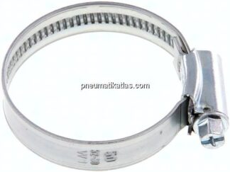 12mm Schlauchschelle 32 - 50mm, Stahl verzinkt (W1) (IDEAL)