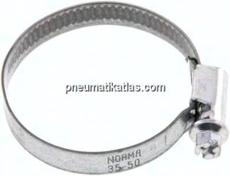 9mm Schlauchschelle 35 - 50mm, Stahl verzinkt (W1) (NORMA)