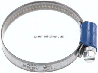 9mm Schlauchschelle 32 - 50mm, Stahl verzinkt (W1) (ABA)
