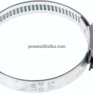 9mm Schlauchschelle 32 - 50mm, Stahl verzinkt (W1) (IDEAL)