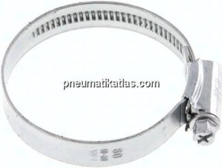 12mm Schlauchschelle 40 - 60mm, Stahl verzinkt (W1) (IDEAL)