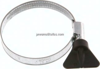 9mm Schlauchschelle 40 - 60mm, Stahl verzinkt (W1) (NORMA)