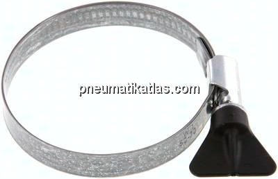 12mm Schlauchschelle 50 - 70mm, Stahl verzinkt (W1) (NORMA)