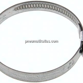 12mm Schlauchschelle 60 - 80mm, Stahl verzinkt (W1) (NORMA)