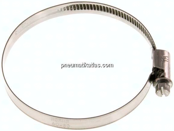 9mm Schlauchschelle 60 - 80mm, 1.4301 (W4) (NORMA)